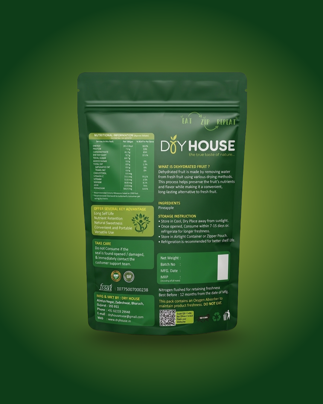 Tropical Crown Pineapple