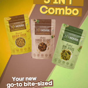 Banana + Kiwi + Chikoo