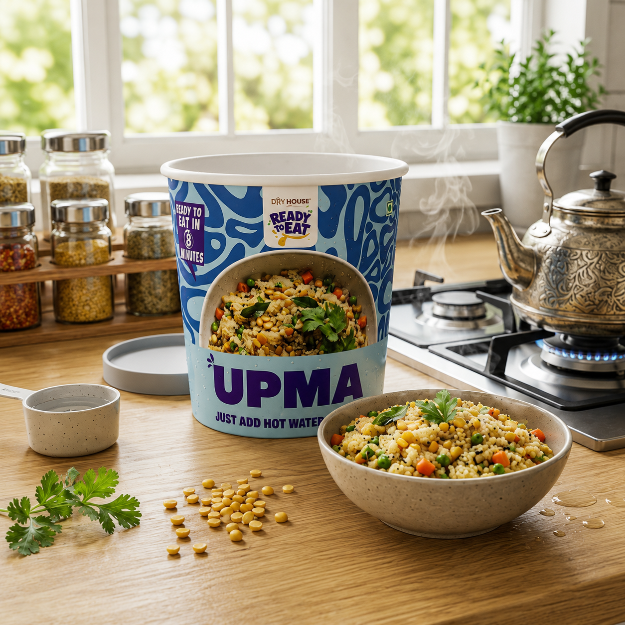 Upma Ready to Eat Meal Cup - Image 2