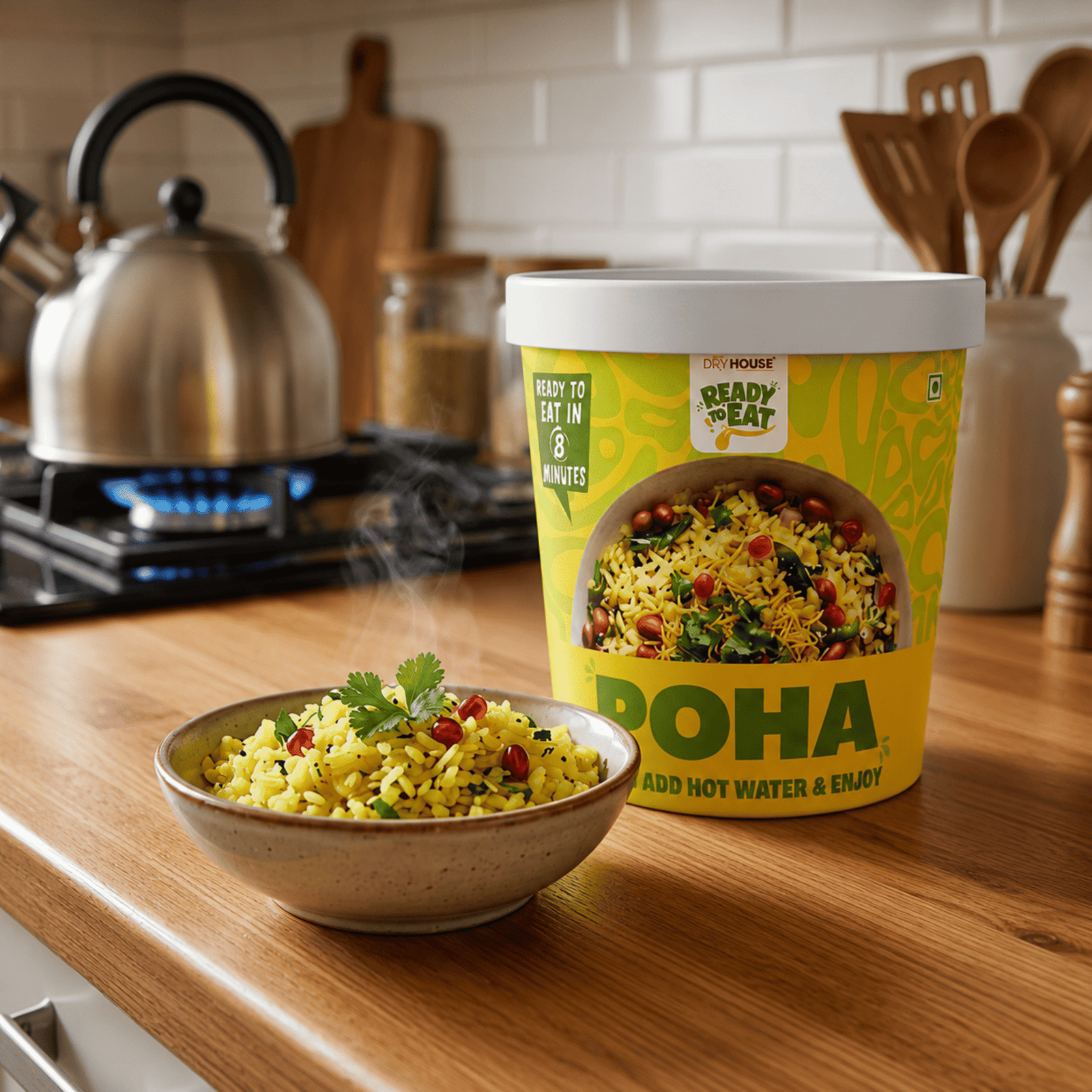 Poha Ready to Eat Meal Cup - Image 2