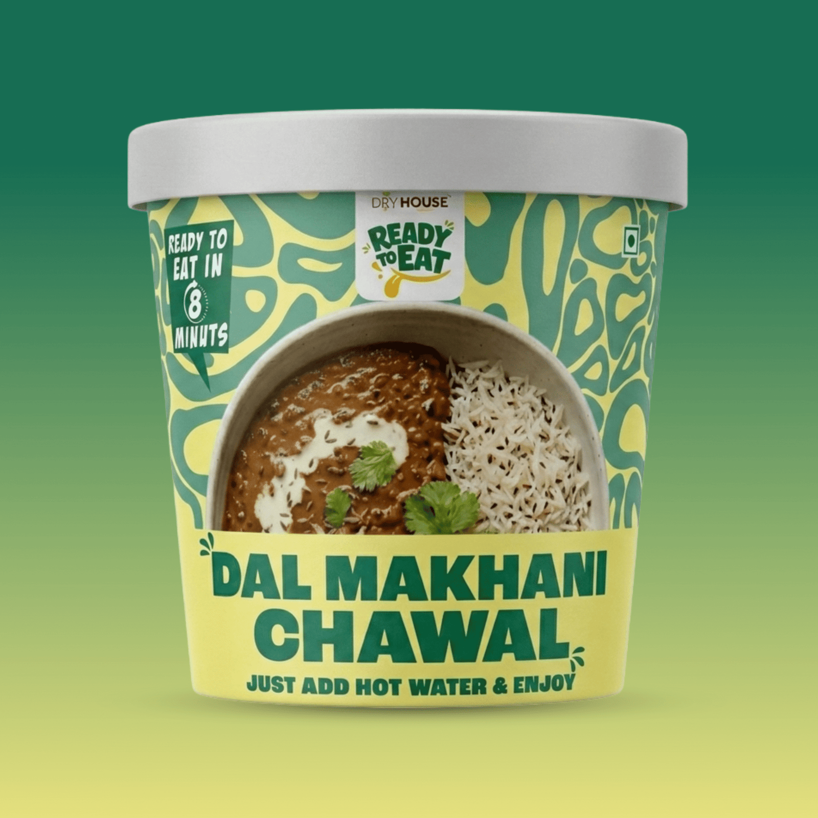 Dal Makhani- Jeera Rice Ready to Eat Meal Cup