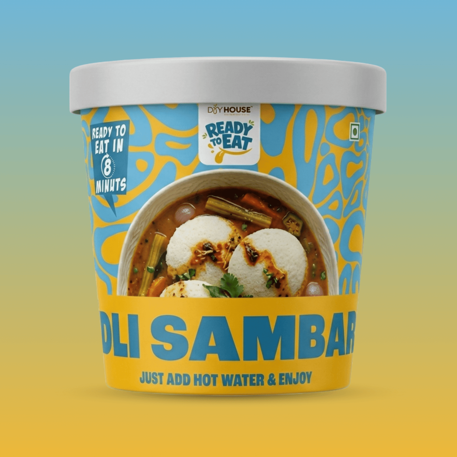 Idli-Sambhar Ready to Eat Meal Cup