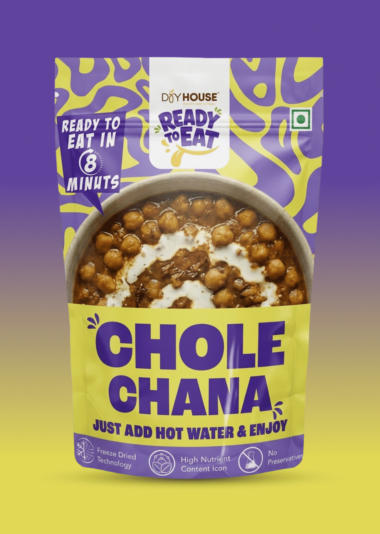 Chole Chana Ready to Eat Meal Pouch